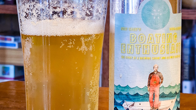 Boating enthusiast in the self-care line from Three Magnets Brewing (Photo: Richard Schmitz)
